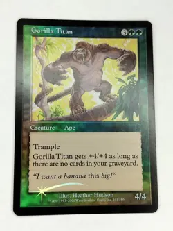 MTG Gorilla Titan Odyssey 241/350 Foil Uncommon LP - Image 1