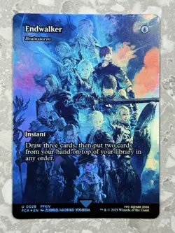 Endwalker - Brainstorm (Showcase) #28 FOIL MTG Final Fantasy FCA NM X1 - Image 1