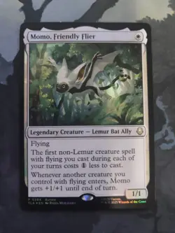 MTG Avatar: The Last Airbender, Momo, Friendly Flier 0394 - Promo Foil - Image 1