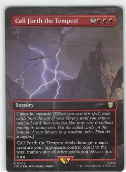 Call Forth the Tempest (Borderless) Foil - Lord of the Rings (LTC) - SP - Image 1