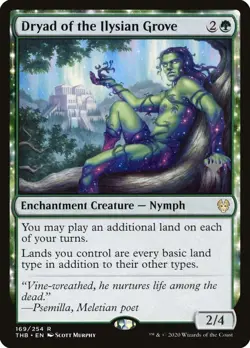 Dryad of the Ilysian Grove - Foil - Promo Pack x1 MTG Magic Promo Pack: Theros B - Image 1