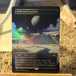 Hallowed Fountain (Borderless) Unfinity Foil 277 R MTG(UNF) - Image 1