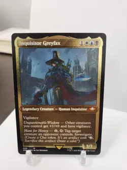 Inquisitor Greyfax (Display Commander) (Foil Etched) - Thick Stock Warhammer 40k - Image 1