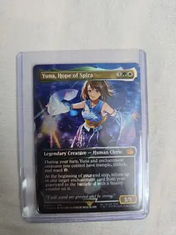 Yuna, Hope of Spira (Borderless) (Chocobo Track Foil) Final Fantasy Foil - Image 1