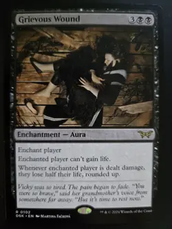 Grievous Wound NM Duskmourn: House of Horror MTG FREE SHIPPING - Image 1