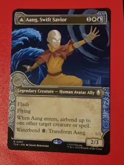 MTG - Avatar Aang, Swift Savior - Showcase - Avatar The Last Airbender - Image 1