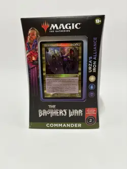 MTG The Brothers' War Commander Decks Iron Alliance + Burnished Banner SEALED - Image 2