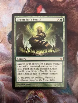 Green Sun's Zenith Mirrodin Besieged Regular MTG - Image 1