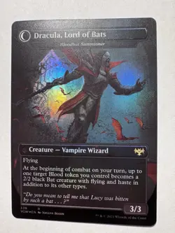 Dracula Lord of Blood Borderless FOIL NM Crimson Vow Magic the Gathering MTG - Image 2
