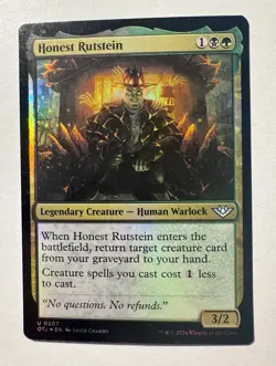 Honest Rutstein Foil U Outlaws of Thunder Junction 207 MTG - Image 1