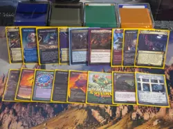 Rograkh & Silas Renn Custom 100 EDH Deck Fan Art MTG Proxies Sleeves and Box - Image 2