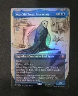 Wan Shi Tong Librarian Mythic Borderless FOIL NM - Magic MTG TLA #0320 - Image 3