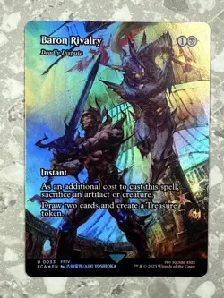 Baron Rivalry - Deadly Dispute (Showcase) #33 FOIL MTG Final Fantasy FCA NM X1 - Image 1