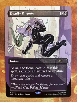MTG Borderless Deadly Dispute Secret Lair: Marvel's Spider-Man: Villainous Plots - Image 1