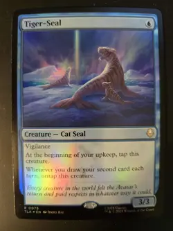 Tiger-Seal NM FOIL Avatar: The Last Airbender MTG FREE SHIPPING - Image 1