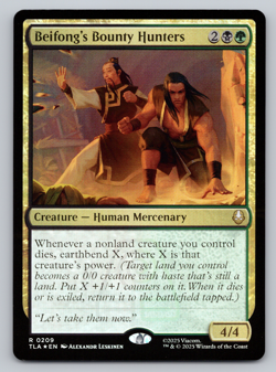 Beifong's Bounty Hunters FOIL - MTG Avatar: The Last Airbender TLA - Image 1