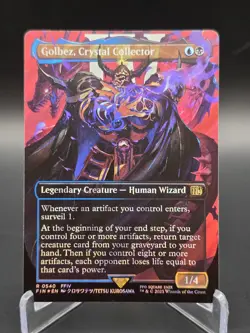 Golbez Crystal Collector Borderless 0540 MTG FINAL FANTASY Rare NP Surge Foil - Image 1