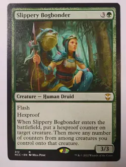 Slippery Bogbonder MTG, New Capenna Commander, Rare, LP+ - Image 1