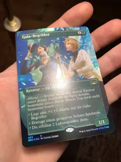 Gala Greeters • German Foil • NM / Unplayed • Borderless Box Topper • MTG - Image 2