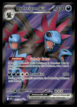 2025 Pokemon Scarlet & Violet Series - White Flare 161 Hydreigon ex Near Mi - Image 1