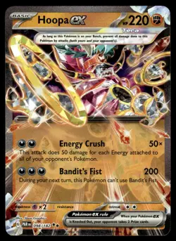 2023 Pokemon Scarlet & Violet - Paradox Rift 098/182 Hoopa ex Near Mint - Image 1