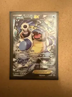 Pokemon TCG Blastoise EX XY122 Full Art Holo Black Star Promo Unraded - Image 1