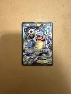 Pokemon TCG Blastoise EX XY122 Full Art Holo Black Star Promo Unraded - Image 2