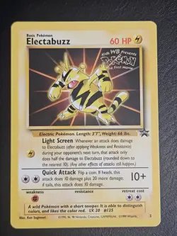 Electabuzz (Movie Promo, #02/53) WOTC Promo LP Pokemon - Image 2