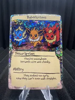 Babeelutions - Pack Hit Holo - First Print PokeDoodly Fan Art - Pokemon - Image 1