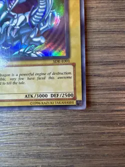 1x Yugioh Blue-Eyes White Dragon SDK-E001 LP - Image 4