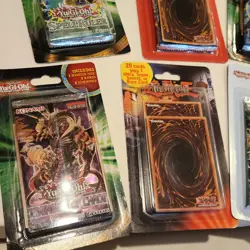 Yu-Gi-Oh Booster Blister Lot Of 8 - 7x Packs + 2008 MJ Blister - New & Sealed - Image 2