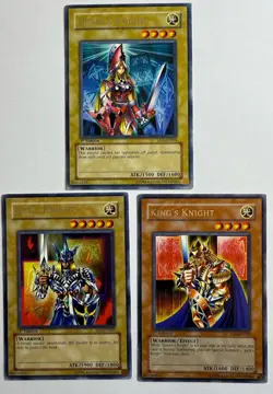 Yu-Gi-Oh! Queen’s + King’s + Jack’s Knight - EEN - RARE 1st Ed. - Excellent - Image 1