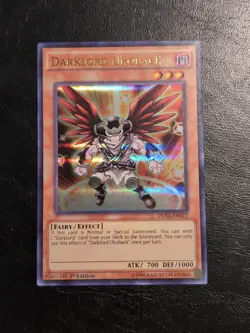 Yu-Gi-Oh! ULTRA RARE CARD DARKLORD UKOBACK DUSA-EN022 1ST NM - Image 1