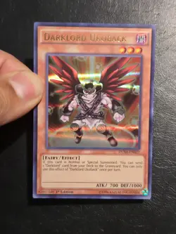 Yu-Gi-Oh! ULTRA RARE CARD DARKLORD UKOBACK DUSA-EN022 1ST NM - Image 3