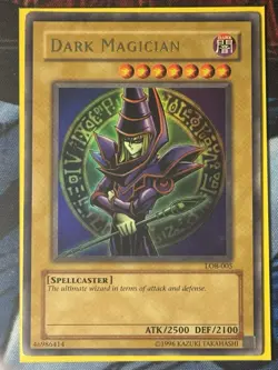 Yu-Gi-Oh! TCG Dark Magician LOB-005 Unlimited Ultra Rare Light Play - Image 2
