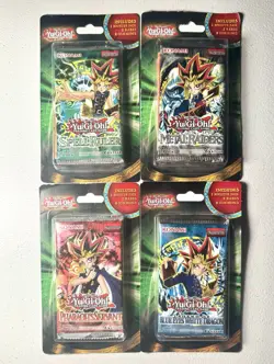 Konami Yu-Gi-Oh! TGC Blister Booster Packs Lot Of 4 Different Packs - Image 1