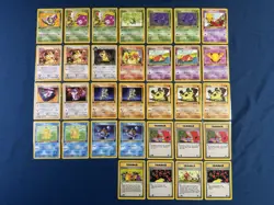 Pokemon TCG Team Rocket 57 Card Lot 1st Editions Trainer Energy LP Lot 1/2 - Image 2
