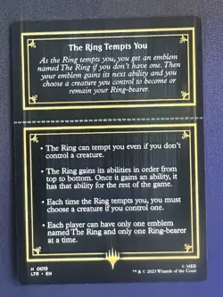 The Ring Helper Card H 0013 Magic Lord of the Rings LoTR - Image 2