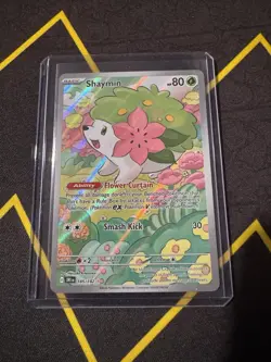 Shaymin 185/182 Sv10: Destined Rivals Holo Pokemon TCG Card Full Art - Image 1