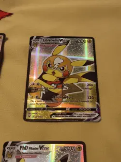 6Pikachu Pokemon Card Holo GX VSTAR VMAX GX EX Cosplay Art - Image 3