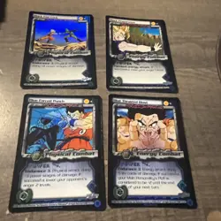 DRAGON BALL Z 19 CARD FOIL LIMITED CELL GAMES GOHAN'S STRI SAIYAN TRIPLE DBZ CCG - Image 1