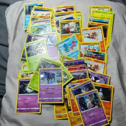 ~70 Pokemon Card Lot | Mix of NM-LP Modern Cards | Holo & Rare Included | Bulk C - Image 2