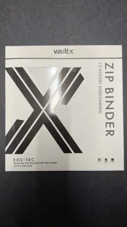 Vault X Exo-Tec Zip Binder SV10.5 12 Pocket 480 Cards - Pokemon White Flare NEW - Image 1