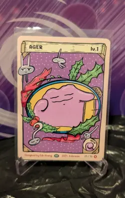 Pokkedo Ager/Ditto 04/30 HoHo Holiday/Christmas V2 Derpy Pokemon Card - Image 1