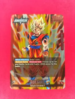 Son Goku FS01-01 Leader Foil Fusion World Dragon Ball Super Card Game | NM - Image 1