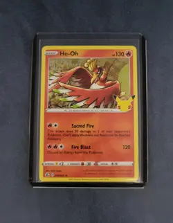 Ho oh Holo Rare - Celebrations Pokemon TCG Trading Card 01/25 Pack Fresh New NM - Image 1