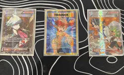 Pokemon TCG Steven Trainer Full Art Holo, Card 95/98, Misty, And Pf. Sycamore - Image 5