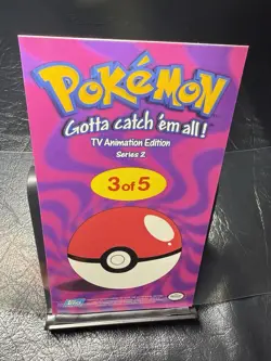 2000 TOPPS TEAM ROCKET 3 OF 5 SERIES 2 TV ANIMATION TIN TOPPER POKEMON CARD - Image 2