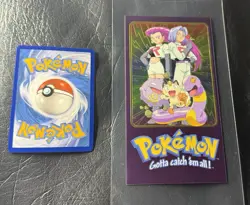 2000 TOPPS TEAM ROCKET 3 OF 5 SERIES 2 TV ANIMATION TIN TOPPER POKEMON CARD - Image 3