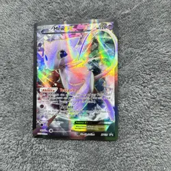 Pokemon TCG Holo Ultra Rare Full Art Mew EX XY126 Black Star Promo Card LP - Image 1